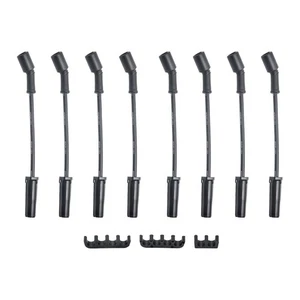 Spark Plug Wire Set Herko WGM48  (8MM) For Chevrolet GMC LS1 LS2  LS7 99-18 - Picture 1 of 14