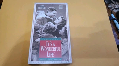 It’s A Wonderful Life VHS Tape New Sealed James Stewart Donna Reed 1946 - Image 1 of 2