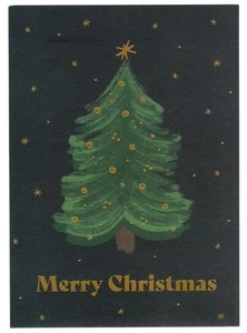 20-Pack Christmas Cards Holiday Xmas Set Green with White Envelopes - Picture 1 of 7