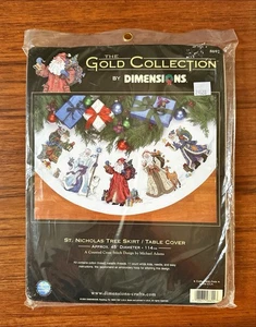 NEW Dimensions Gold Collection St. Nicholas Tree Skirt / Table Cover 8692 - Picture 1 of 2