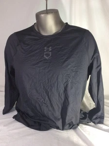 Size XL Mens Under Armour 3/4 Sleeve Baseball Shirt Fitted -EUC - Picture 1 of 3