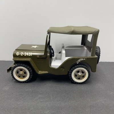Jeep Tonka G-2-2431 verde militar con toldo (1708) Foto 1 de 4