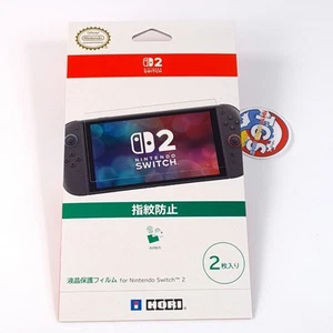 LCD Protective Film for Nintendo Switch 2 (2 pieces) Japan New (Hori Official) - Picture 1 of 6