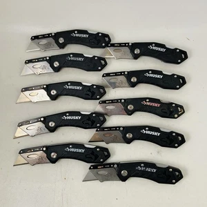 🌟Posten von 10 Husky Klapp Lockback Taschen Allzweckmesser Teppichmesser Messer - Bild 1 von 4