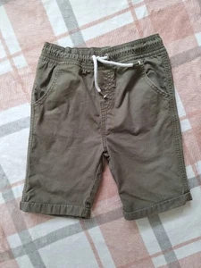 Boys Khaki Tu aged 8 years cropped cargo shorts #light #casual #summer - Picture 1 of 3