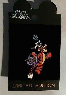 Prendedor de Pascua Tigger Edición Limitada Disneyland Disneyana 1.5 pulgadas Metal Esmaltado Foto 1 de 2