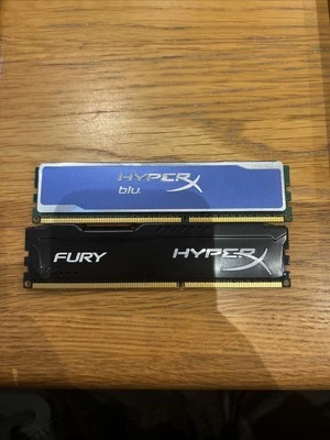 Hyper X Fury + Hyper X Blue 8gb ram sticks  - Image 1 of 2