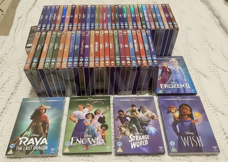 Disney Pixar Classics (1937 - 2025) DVD Collection! With O Ring Sleeve Covers - Image 1 of 4