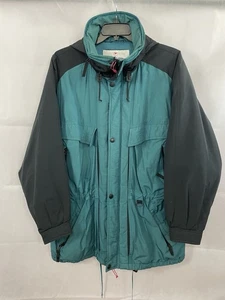 Vintage Obermeyer Jacket Skiwear Green Black Coat Mens Size XL 90s - Picture 1 of 21