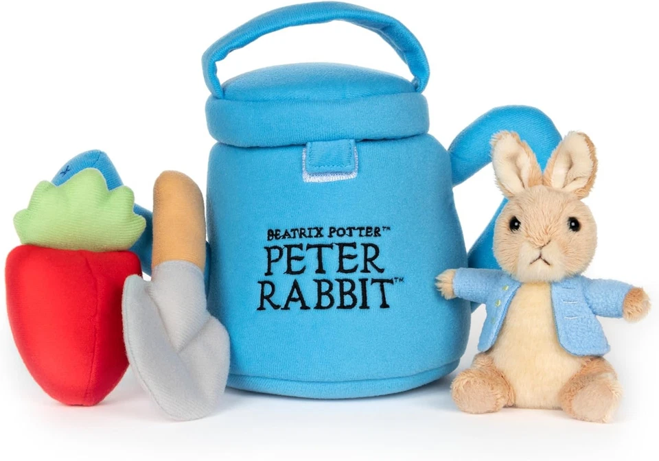 Gund Beatrix Potter Peter Rabbit Easter Basket Plush Playset, 5 Pieces, 6"  - Image 1 of 4