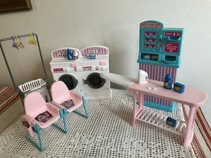 Barbie So Much To Do Lavandería Secadora LAVANDERÍA 1995 De Colección Casi Completa - Imagen 1 de 24