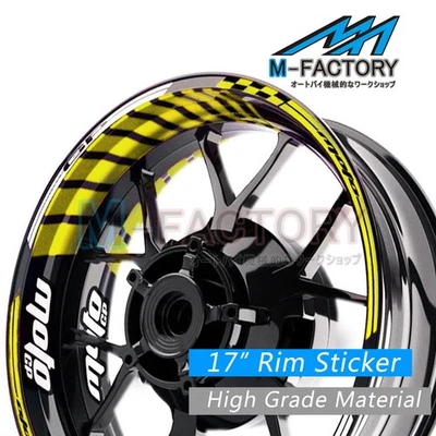 Calcomanías blancas para ruedas MOTO Racing para Yamaha YZF R6 1999-2020 Foto 1 de 4