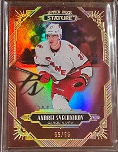 Andrei Svechnikov Stature /65 #69 2020-21 Upper Deck Stature - Picture 1 of 2