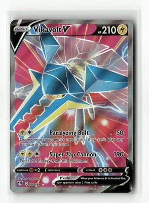 Pokemon Vikavolt V 180/189 Darkness Ablaze Ultra Rare Full Art Holo NM - Image 1 of 2
