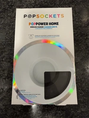PopSockets PopPower Home Wireless Qi Charger For Mobile Phones, Apple & Samsung  - Image 1 of 4