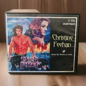 "Dark Fire" Unabridged Audiobook 11 CDs Christine Feehan Dark Series 2007 EUC - Foto 1 di 11
