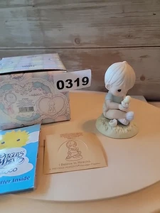 PRECIOUS MOMENTS *I BELIEVE IN MIRACLES* 272469, - Picture 1 of 7