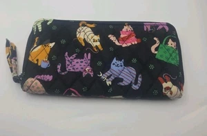 Vera Bradley Essential Continental Geldbörse HERDING CATS schwarz bunt  - Bild 1 von 18