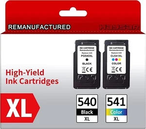 HAYSAR PG-540XL CL-541XL Replacement Ink Cartridges For Canon Pixma CMYK