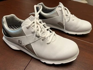 FootJoy Pro | SL Damen Golfschuh 98114 weiß/silber/grau GRÖSSE US 8M EUC - Bild 1 von 7
