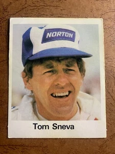 TOM SNEVA 1979 Avalon Hill USAC Indianapolis 500 Game Card  B - Picture 1 of 2