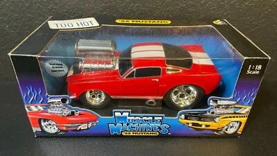 Muscle Machines 66 Mustang 1:18 Scale Die Cast Collectible 2000 - Image 1 of 4