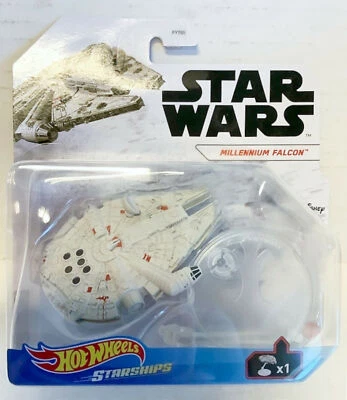 NEW Mattel Hot Wheels Starships GWV23 Star Wars MILLENNIUM FALCON Die-Cast - Image 1 of 2