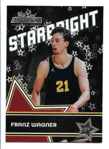 2022 Wild Card Alumination Franz Wagner BLACK RED STARBRIGHT #SB-6 #99/125 - Bild 1 von 2