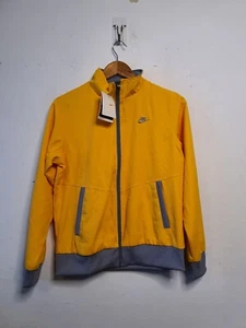 vintage nike jacket youth size 2xl xxl yellow zip up embroidered - Picture 1 of 6