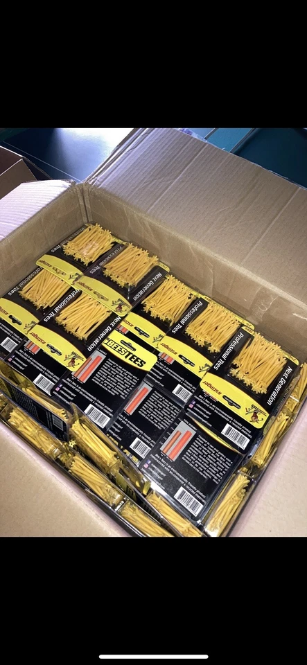 Bulk Premium Bees Tees Plastic Golf Tees 300 Tees (10 Packages) Wholesale Price - Image 1 of 2