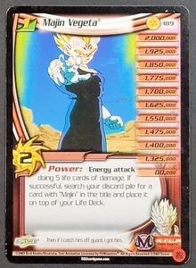 DBZ CCG - 1x Majin Vegeta #189 - LP - Score - Dragonball Z Babidi Saga 2003 Rare - Picture 1 of 8