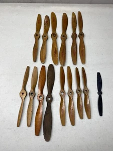 Lot of 15 Top Flite Power Prop & Tornado Etc Wood Propellers - Picture 1 of 11