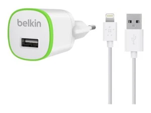 Belkin 5W Home Charger with 4-Foot Lightning Cable 1.0A F8J025TT04-WHT - White - Picture 1 of 1