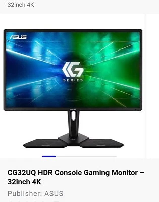 ASUS CG32UQ 32inch Gaming Monitor - Image 1 of 3