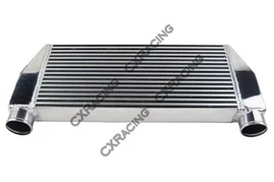 CXRacing 30x13x3 V-Mount Aluminum Intercooler 3" One Side For Mazda RX7 - Picture 1 of 7