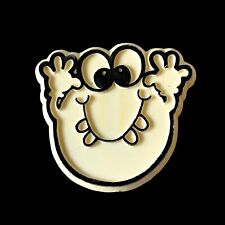 Vintage Hallmark Halloween Ghost Pin Brooch Plastic Silly Goofy Ghoul 1980