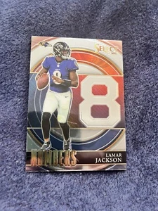 LAMAR JACKSON 2021 Select #SN-5 Numbers Silver Prizm Baltimore Ravens - Bild 1 von 2