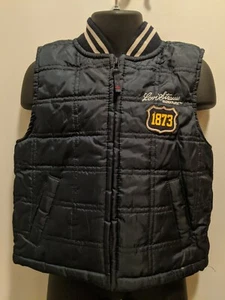 Levi Strauss Signature Infants 2T Blue Full Zip Puffy Vest - Picture 1 of 7