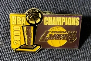 LA LAKERS - 2000 NBA CHAMPIONS LAPEL / HAT PIN - Picture 1 of 1