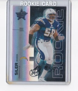 BRANDON SILER 2007 ROOKIES & STARS HOLOFOIL PARALLEL AUTOGRAPHED ROOKIE-#'D/50 - Picture 1 of 23