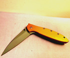 Kershaw Leek 1660OR Assised Flat Blade Orang Folding Pocket Knife - NEW