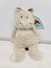 Jellycat Cream/Brown Kitten Tot. Lovey, plush. 7" SUPER cute. With tag.