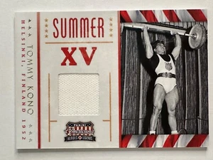 Tarjeta de juegos de verano Panini Americana 2012 #29 Tommy Kono reliquia #058/299 - Imagen 1 de 2