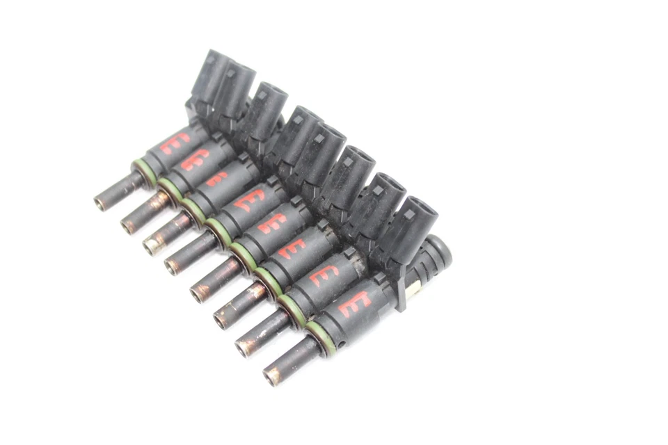 07-12 JUEGO DE 8 INYECTORES DE COMBUSTIBLE MERCEDES-BENZ GL450 GL550 SIN PZEV E4764 Foto 1 de 4