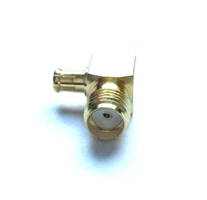 Adapter SMA Buchse auf MCX Stecker gewinkelt - SDR TV Stick GPS DVB-T - Bild 1 von 3