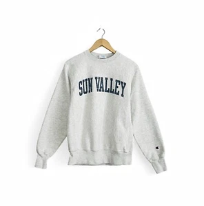 Champion Tejido Inverso Sun Valley Cuello Redondo Pequeño Gris Unisex - Imagen 1 de 7