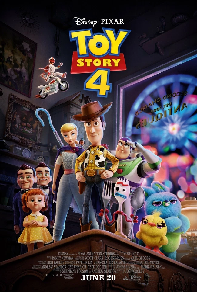 Toy Story 4 movie poster print : 11 x 17 inches - Walt Disney