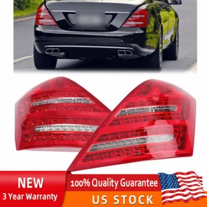 Pair For Mercedes Benz W221 2007-2009 S450 S600  Brake Lamps LED Tail Lights - Foto 1 di 24