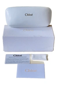 GAFAS DE SOL DURAS BLANCAS CHLOE SOLO ESTUCHE Y PAÑO DE LIMPIEZA EN CAJA NUEVAS SIN CAJA - Imagen 1 de 7