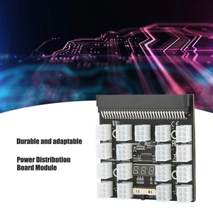 Board Power Distribution Board Adapter 17 Ports 6Pin Maximum Suppor NEW - Afbeelding 1 van 12